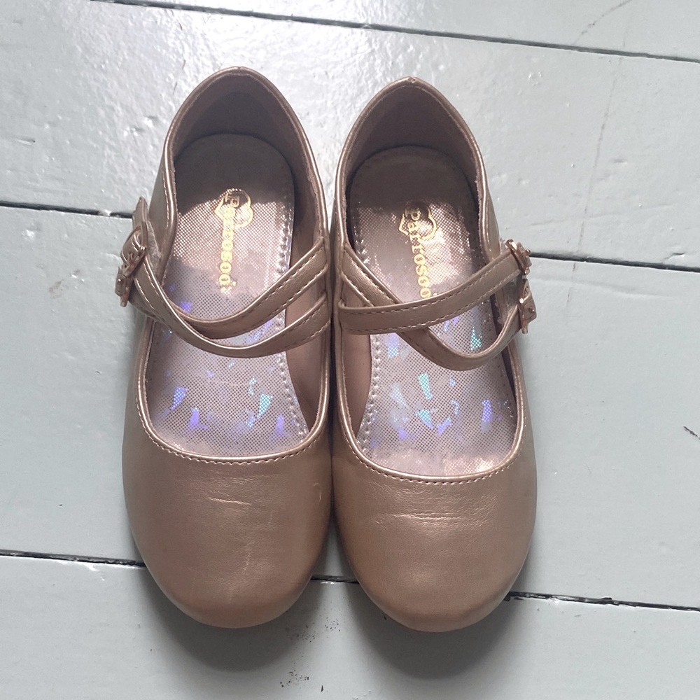 Pom D'Api Kids Beige Mary Jane Shoes